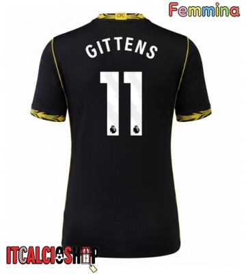 Chelsea Jamie Gittens #11 Seconda Maglia Femmina 2026-27 Manica Corta